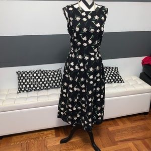 NY&Co Eva Mendes A-line dress,flower print size 12
